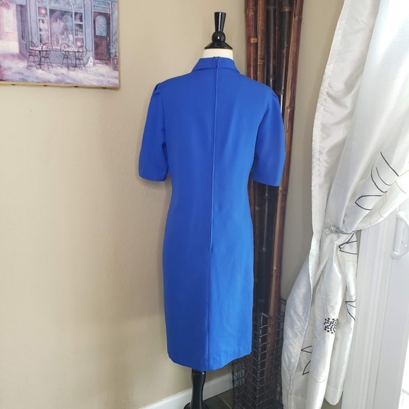 Vintage Louis Feraud ~ Blue w/ Gold Button… - Picture 3 of 3